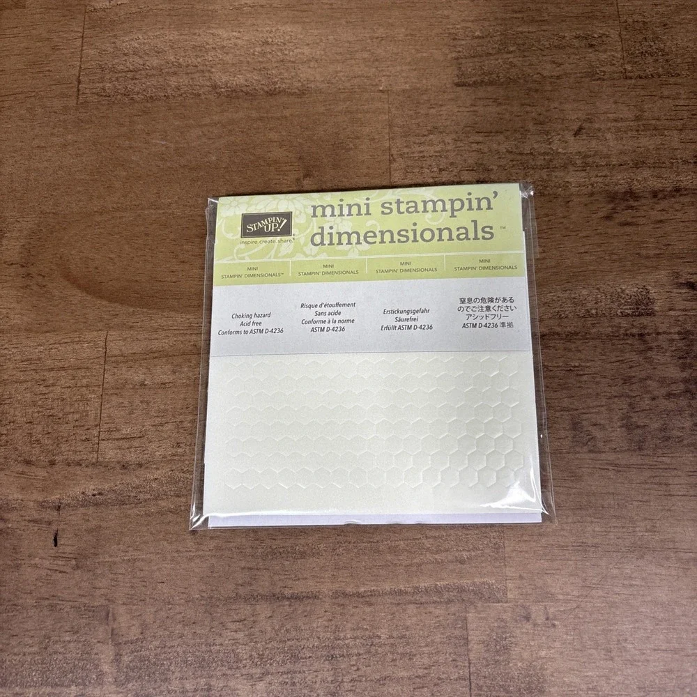 Stampin' Up! Adhesive Lot Foam Strips Demensionals Tape Sticky Lot of 18